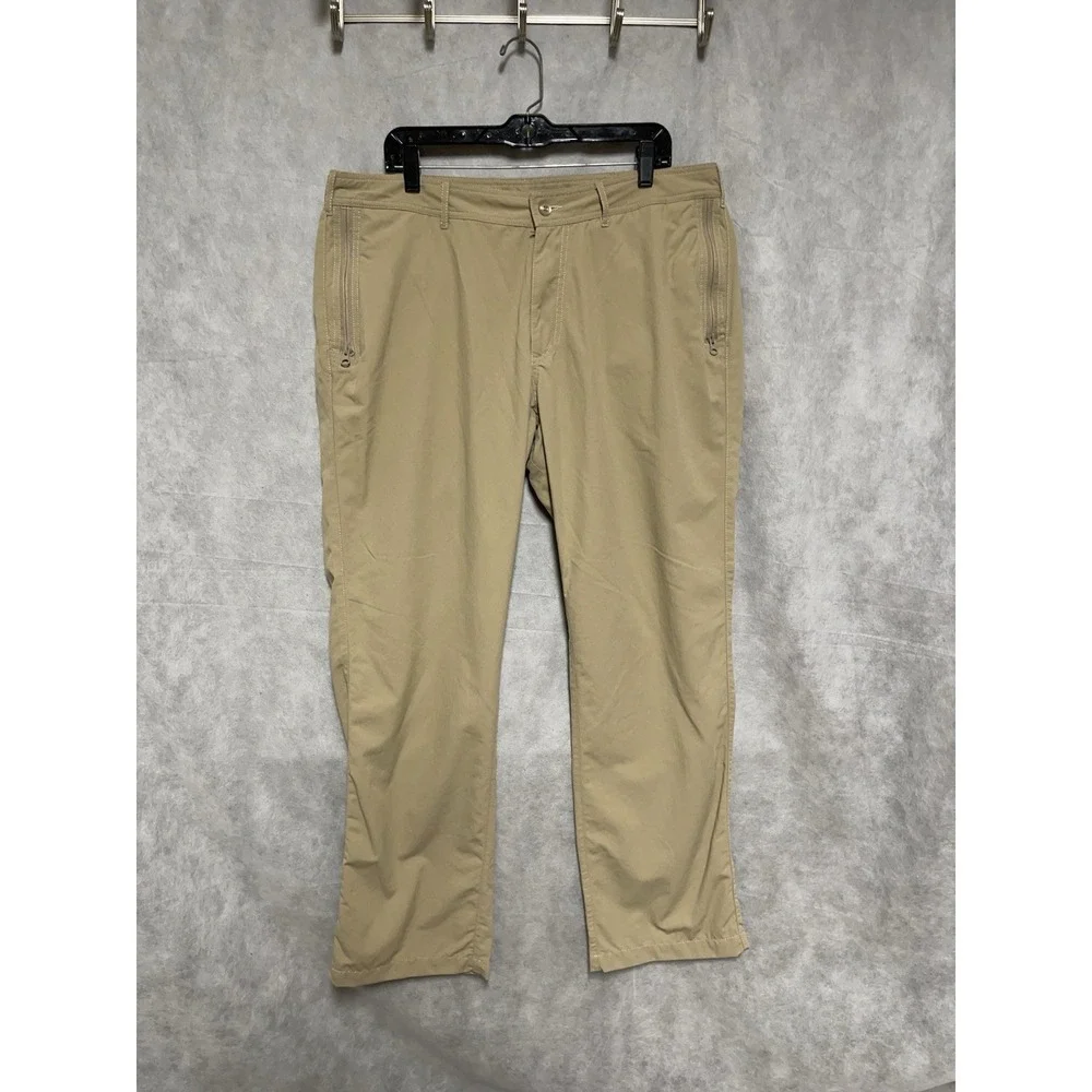 Clothing Arts Pants Men 38X32 Beige P Cubed Pick Pocket Proof Active Performance